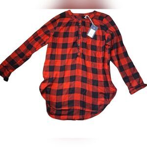 Universal Thread Flannel Long Sleeve Tee NWT